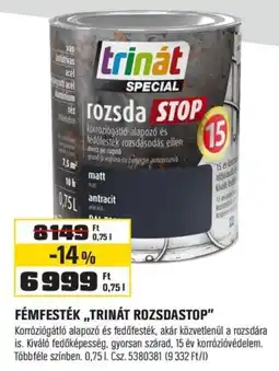 OBI Trinát rozsdastop ajánlat