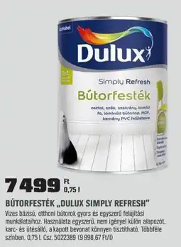 OBI Dulux simply refresh bútorfesték ajánlat