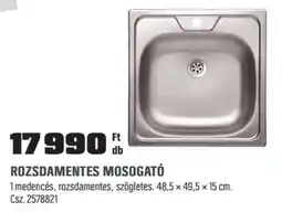 OBI Rozsdamentes mosogató ajánlat