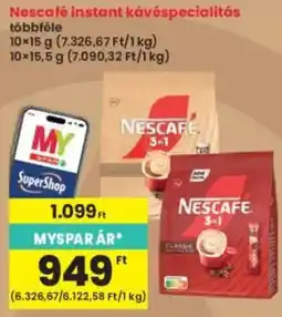 Interspar Nescafe instant kavéspecialitás ajánlat