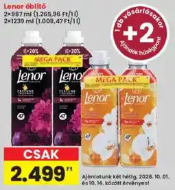 Interspar Lenor öblítő ajánlat