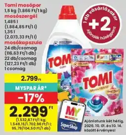 Interspar Tomi mosópor ajánlat