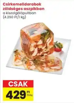 Interspar Csirkemelldarabok zöldséges aszpikban ajánlat