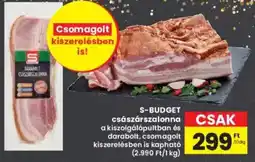 Interspar S-budget császárszalonna ajánlat