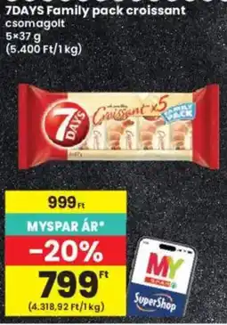 Interspar 7days croissant ajánlat