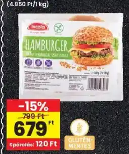 Interspar Incola hamburger ajánlat