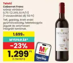 Interspar Teleki cabernet franc ajánlat