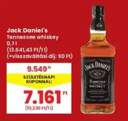 Interspar Jack Daniel's tennessee whiskey ajánlat