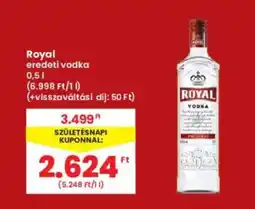 Interspar Royal vodka ajánlat