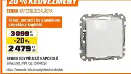 OBI Sedna egypolusu kapcsolo ajánlat