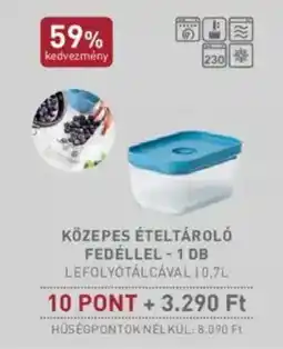 Interspar Közepes ételtároló fedéllel ajánlat