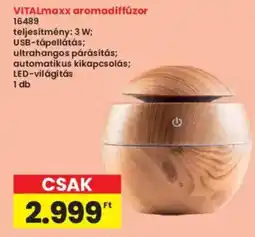 Interspar vitalmaxx aromadiffuzor ajánlat