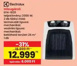 Interspar Electrolux hősugárzó ajánlat
