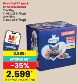 Interspar PreVital macskaeledel ajánlat