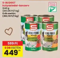 Interspar S budget kutyaeledel-konzerv ajánlat