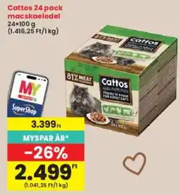Interspar Cattos macskaeledel ajánlat