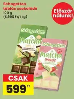 Interspar Schogetten táblás csokoládé ajánlat