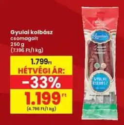 Interspar Gyulai kolbász ajánlat