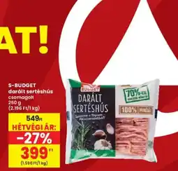 Interspar Budget darált sertéshús ajánlat