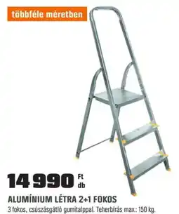 OBI Alumínium létra 2+1 fokos ajánlat