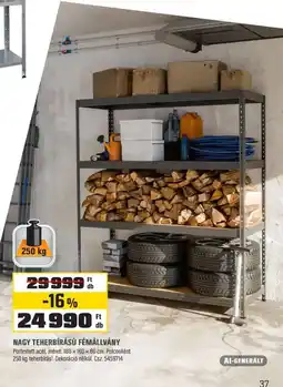 OBI Nagy teherbírású fémállvány ajánlat