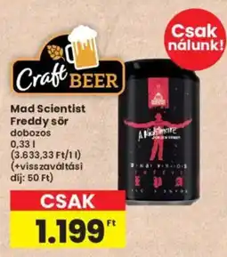 Interspar Mad Scientist Freddy sör ajánlat