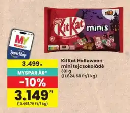 Interspar kitkat mini tejsokoládé ajánlat