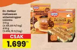 Interspar Dr Oetker halloween süteménypor ajánlat
