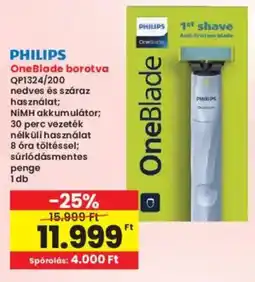 Interspar Philips oneblade borotva ajánlat