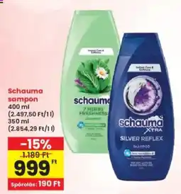 Interspar Schauma sampon ajánlat