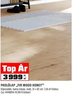 OBI Padlólap fir wood honey ajánlat