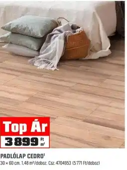 OBI Padlólap Cedro ajánlat