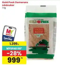 Interspar Gold Pack Demerara nádcukor ajánlat
