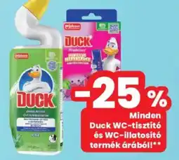 Interspar Duck wc-tisztitó ajánlat