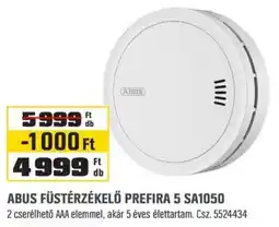 OBI abus füstérzékelő prefira 5 sa1050 ajánlat