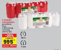 Interspar S-budget mécsesbetét ajánlat
