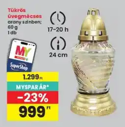 Interspar Tükkrös üvegmécse ajánlat