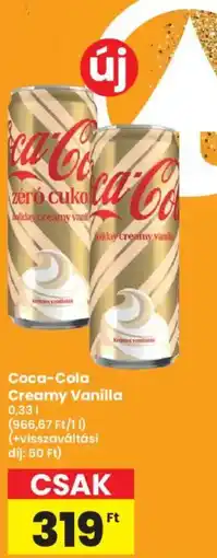 Interspar Coca-Cola Creamy Vanilla ajánlat