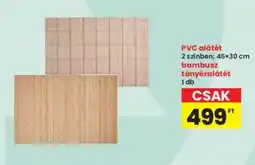 Interspar bambusz tányéralátét ajánlat