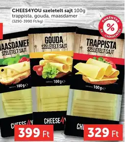 PRIVÁT chees4you széletelt sajt ajánlat