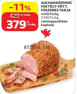 Auchan Auchankedvenc füstölt-főtt tarja ajánlat