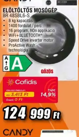 Expert Candy előltöltős mosógép ajánlat