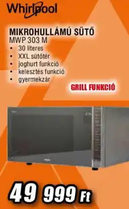 Expert Whirlpool mikrohullámú sütő ajánlat