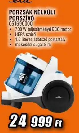 Expert Leda porzsák nélküli porszívó ajánlat