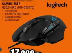 Expert logitech gaming egér g502 hero ajánlat