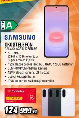 Expert Samsung okostelefon galaxy a37 6/128gb 5g ajánlat