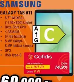 Expert Samsung galaxy tab a11 ajánlat