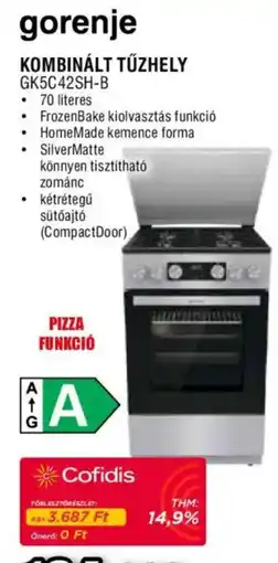 Expert gorenje kombinált tűzhely ajánlat