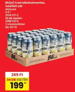 Interspar BE(er) Cool alkoholmentes, ízesített sör ajánlat
