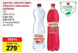 Interspar Apenta, Apenta Light, Vitamixx szénsavas üdítőital ajánlat